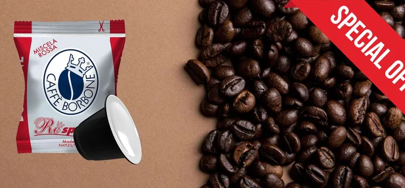 Caffè Borbone SHOCK su Amazon: 100 capsule a 15,90€ (compatibili Nespresso)