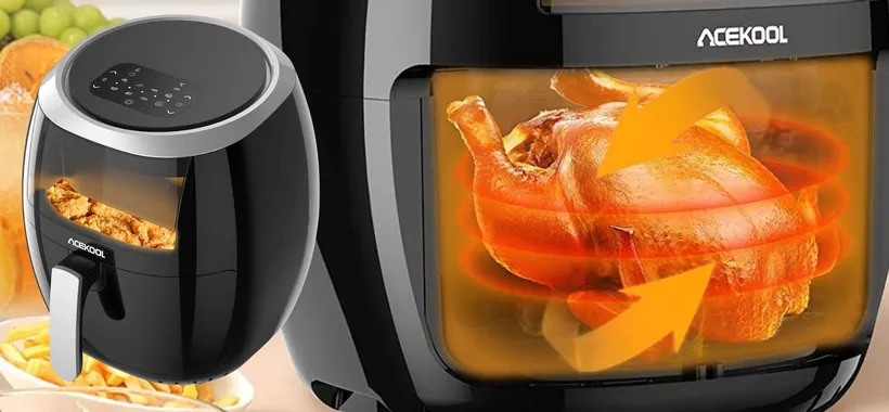 Friggitrice ad aria XXL 8 litri a 78€: Amazon FUORI CONTROLLO (quasi finita)