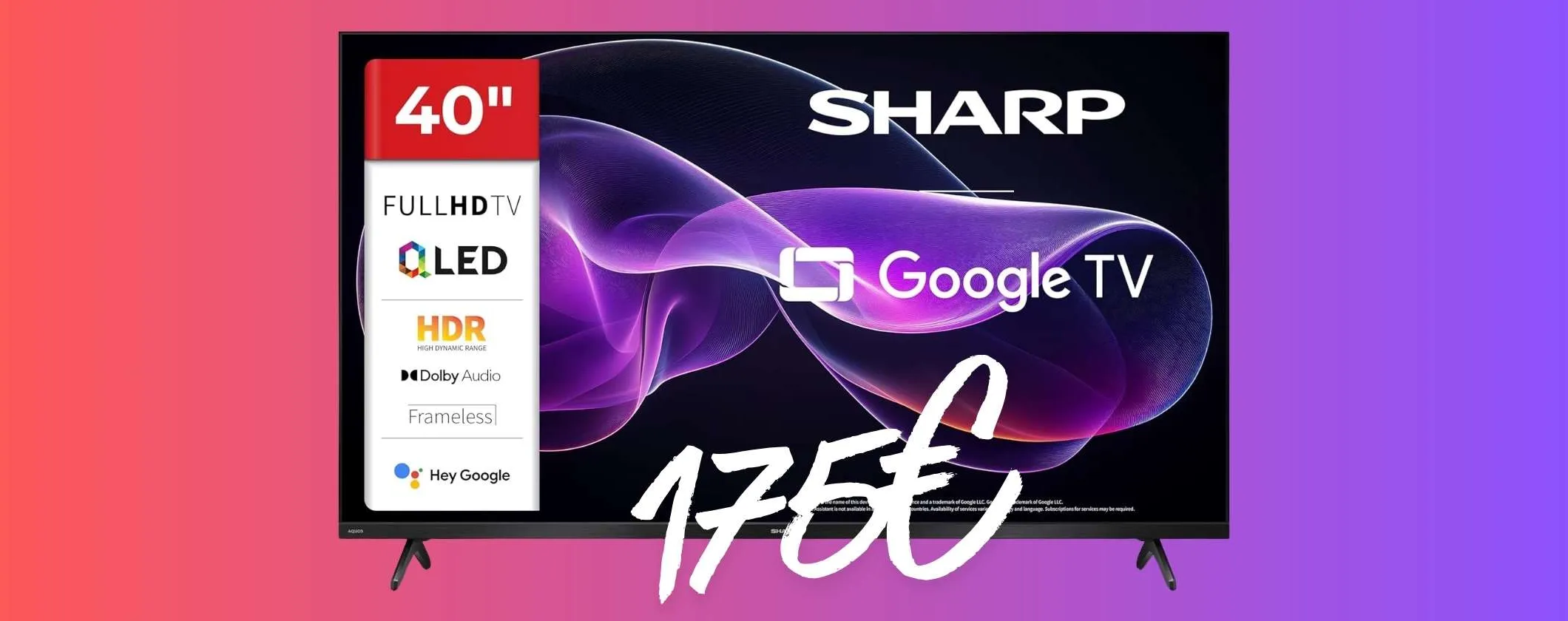 Offerta bomba su Amazon per la Smart TV Sharp da 40
