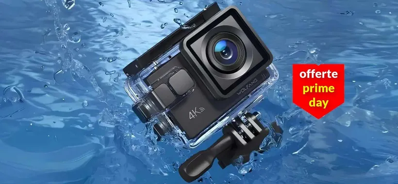 Action cam 4K a poco più di 40€, ma il tempo stringe: poche unità