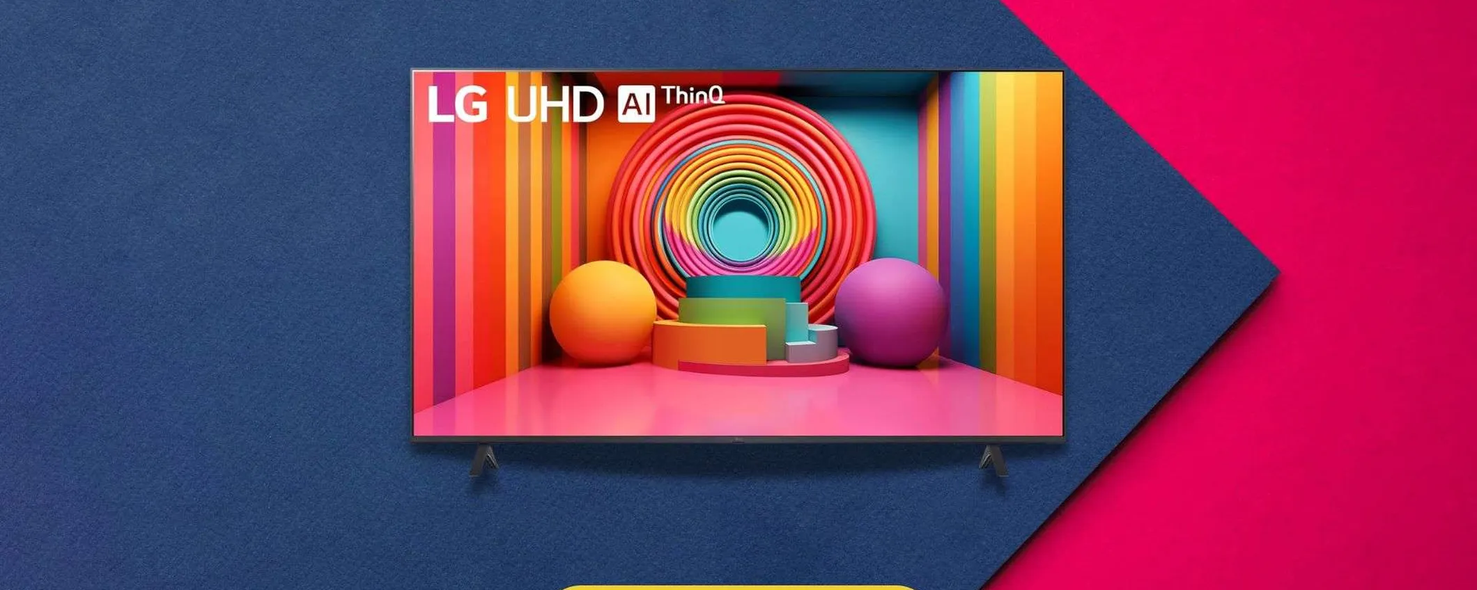 LG UHD 55'' in offerta su Amazon: la migliore Smart TV sotto i 500€