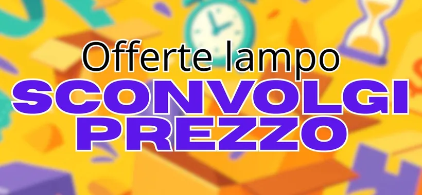 Offerte lampo Amazon SCONVOLGI prezzo per il 21 giugno (da 11,39€)