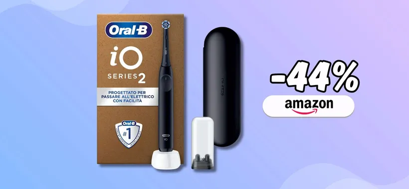 Oral-B iO 2 a soli 49€ è un affare, eleva la tua igiene orale su Amazon