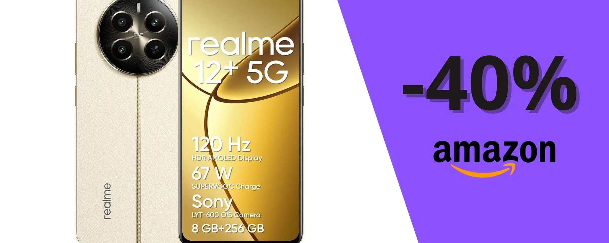 Realme 12+ Smartphone a soli 217€ per esperienza mobile completa!