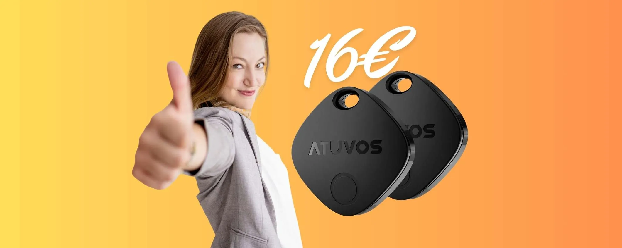 Ritrova subito gli oggetti smarriti con 2 Air Tag Smart Tracker a soli 16€
