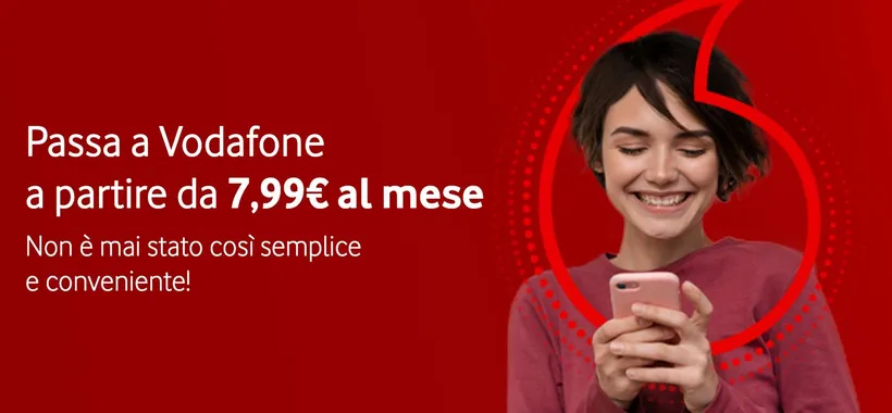 Special Giga: PROMO Vodafone con 70GB a 7,99€
