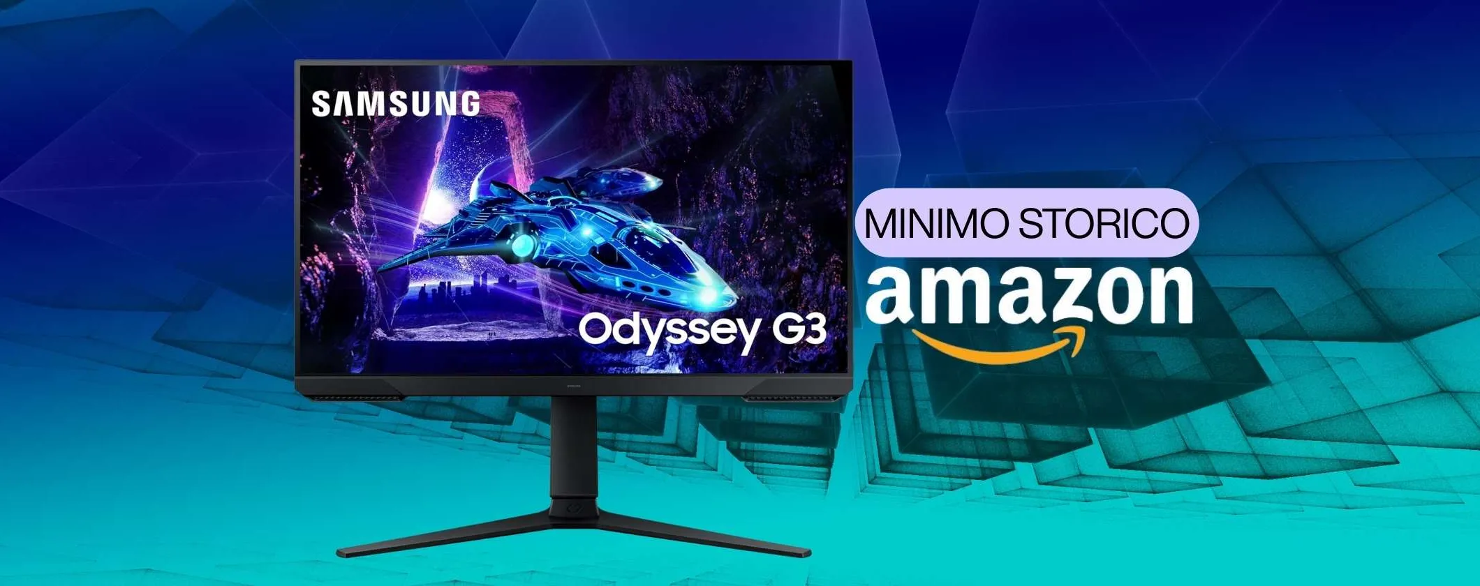 Samsung Odyssey G3 da 24 pollici al minimo storico su Amazon (best buy)