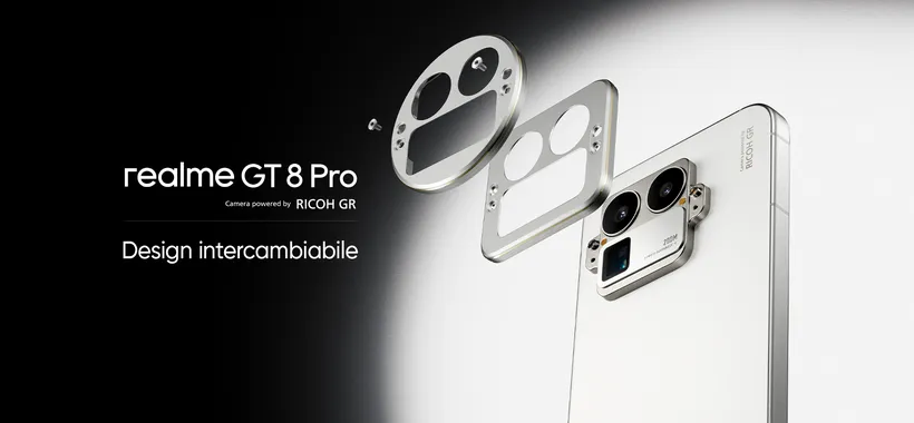 Realme GT 8 Pro in arrivo con modulo fotografico PERSONALIZZABILE