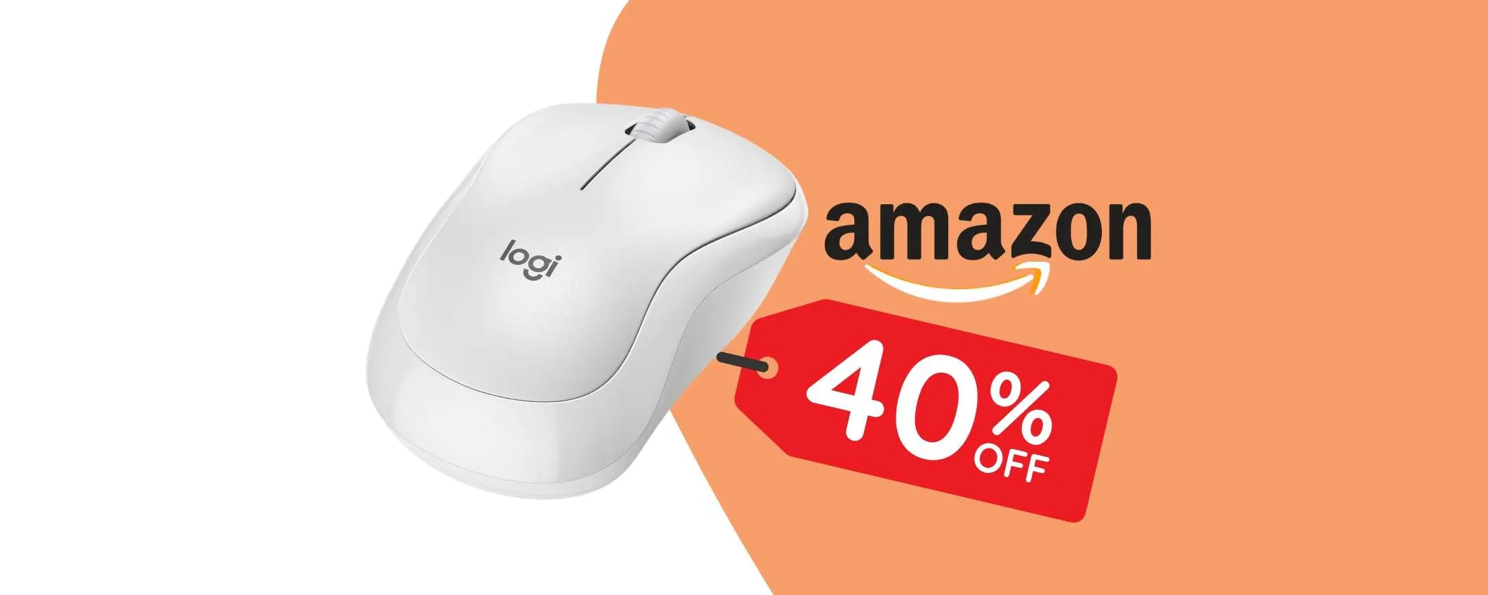 Logitech M240: mouse wireless super compatto a soli 17€