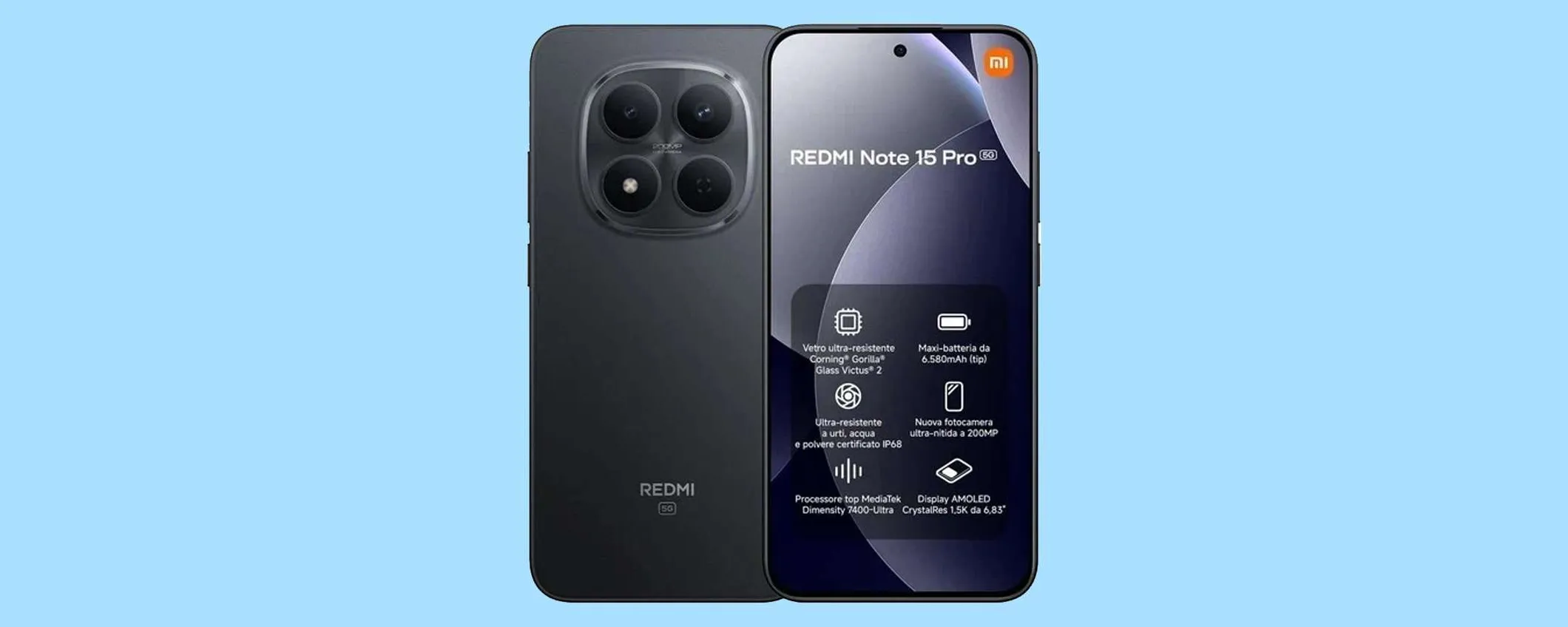Redmi Note 15 Pro 5G, oltre 100€ di sconto per il medio gamma con 200 MP