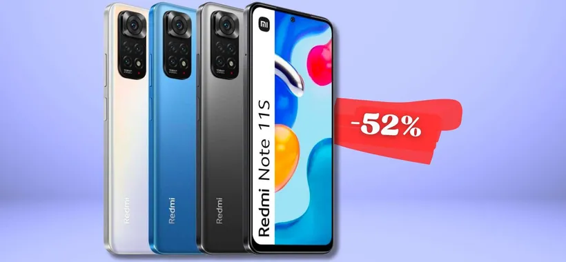 Xiaomi Redmi Note 11S DISINTEGRATO su Amazon, display AMOLED da urlo