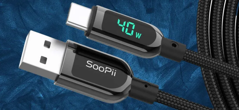 Cavo 40W con display a 5€ su Amazon: PREZZACCIO del weekend