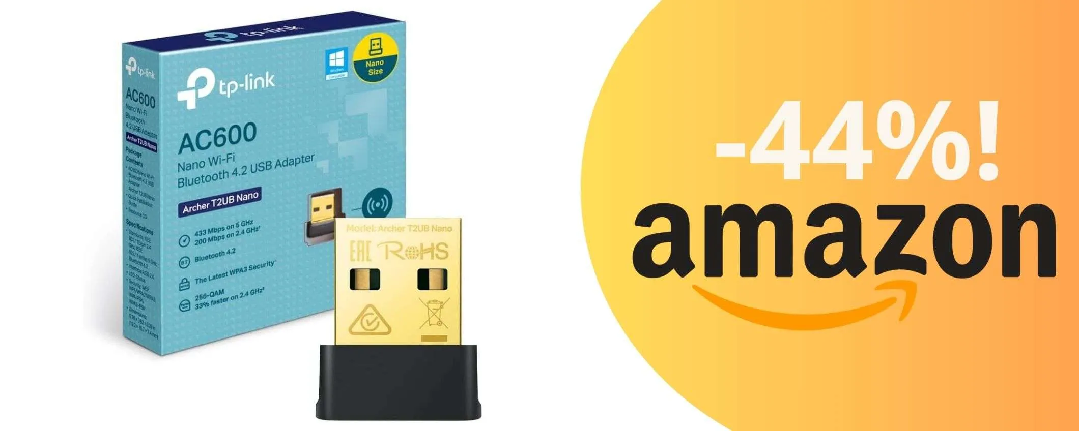 Wi-Fi e Bluetooth in un colpo solo, ora a un prezzo mai visto: l'offerta da non perdere
