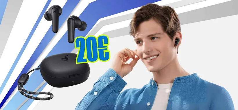 Soundcore P20i con 30 ore di riproduzione, driver da 10mm e IPX5 a soli 20€