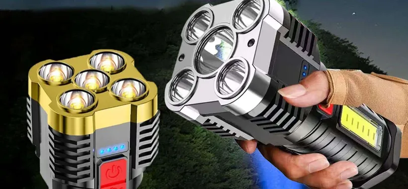 Una torcia ASSURDA con 6 lampade a prezzo ridicolo su Amazon (14€)
