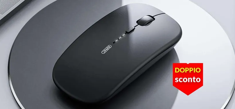 Bastano 12€ per un mouse wireless di alta precisione: 2 sconti al Black Friday