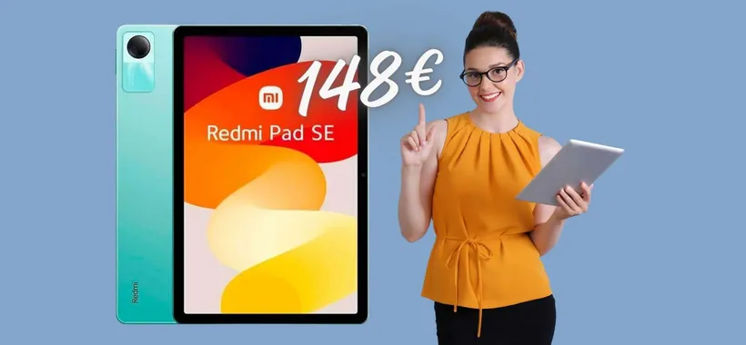 Xiaomi Redmi Pad SE (8/256GB) da 11" a PREZZO da SOGNO su eBay (148€)