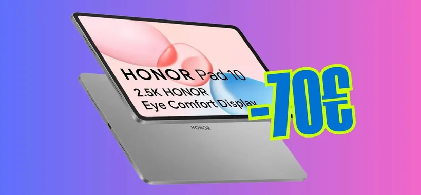 HONOR Pad 10 da 256GB oggi a un prezzo favoloso su Amazon
