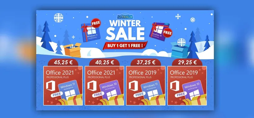 Saldi invernali GoDeal24 in arrivo, Windows 11 a 0€? Incredibile!