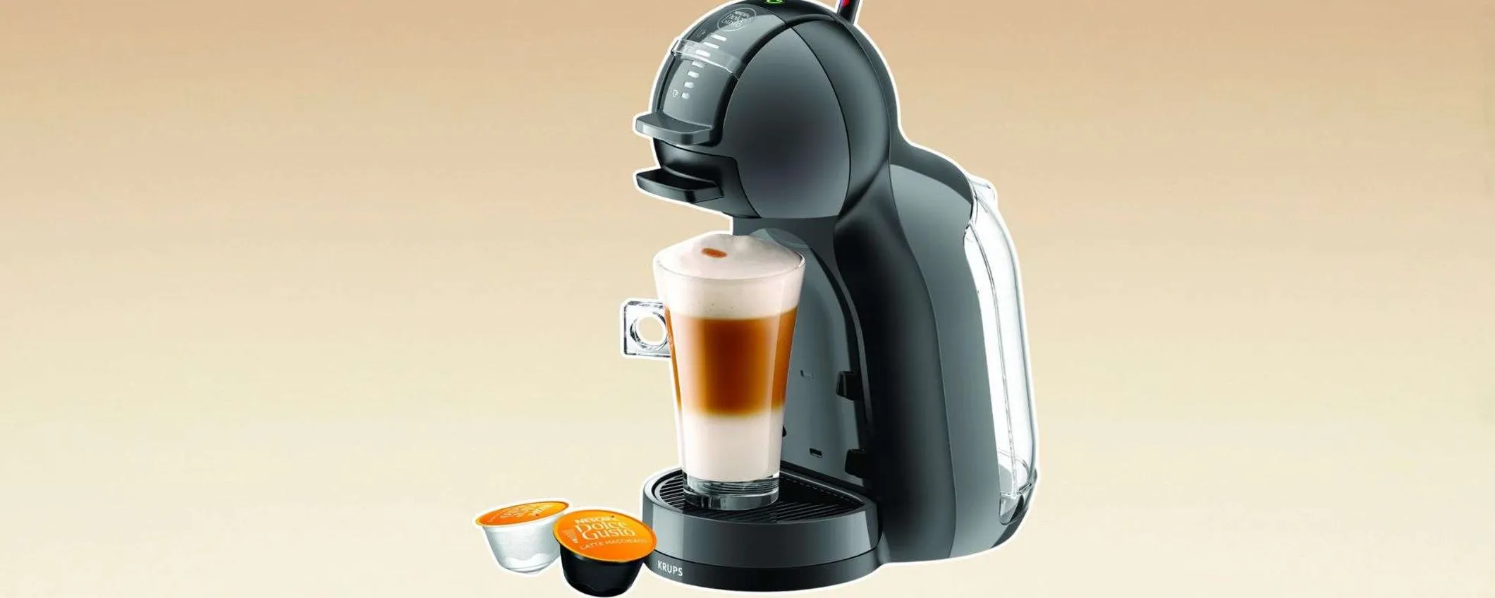 Dolce Gusto Mini Me: la macchina del caffè compatta crolla su Amazon a meno di 60€