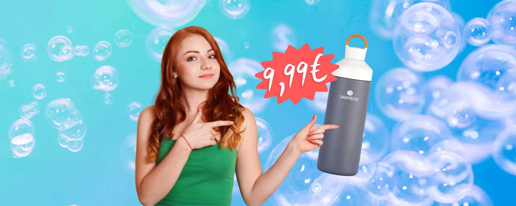 Borraccia termica da 590ml per tenere al freddo e al caldo a 9,99€