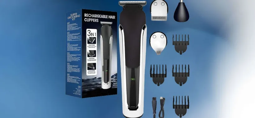 Rasoio 3 in 1 per capelli, barba, naso e orecchie: prezzo SHOCK (15€)