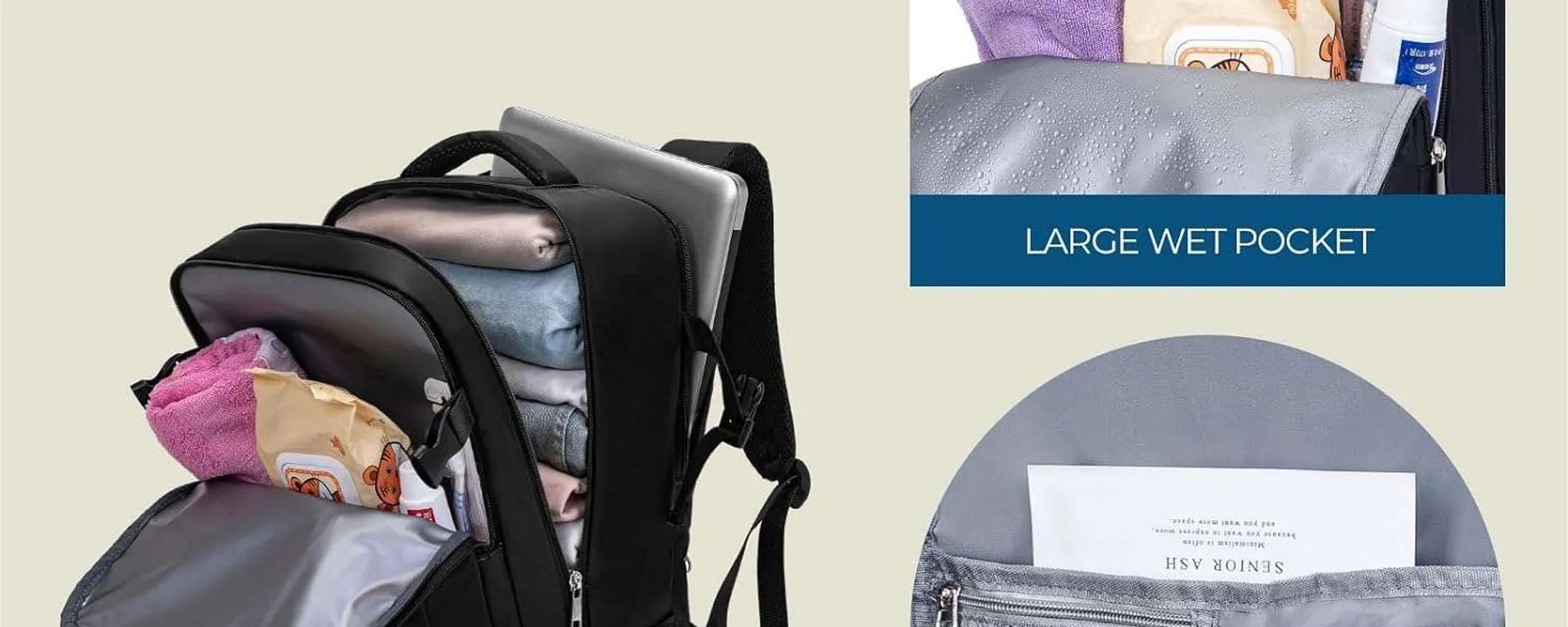 Zaino da viaggio 40x20x25 in offerta a 27,92€: lo porti sui voli Ryanair senza pagare