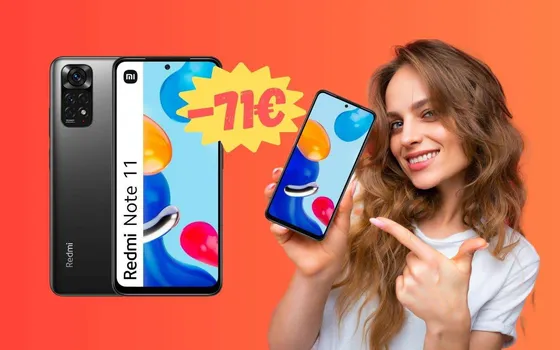 Xiaomi Redmi Note 11 a 145€ su Amazon: FOLLIA PURA