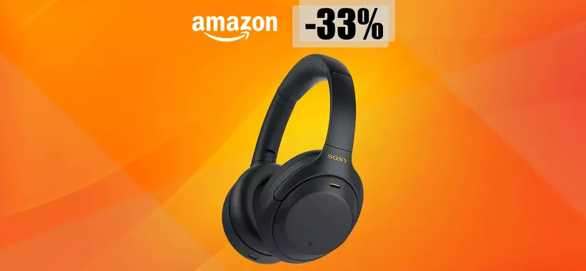 Cuffie Sony per ore di musica MOZZAFIATO: il prezzo crolla (-126€)