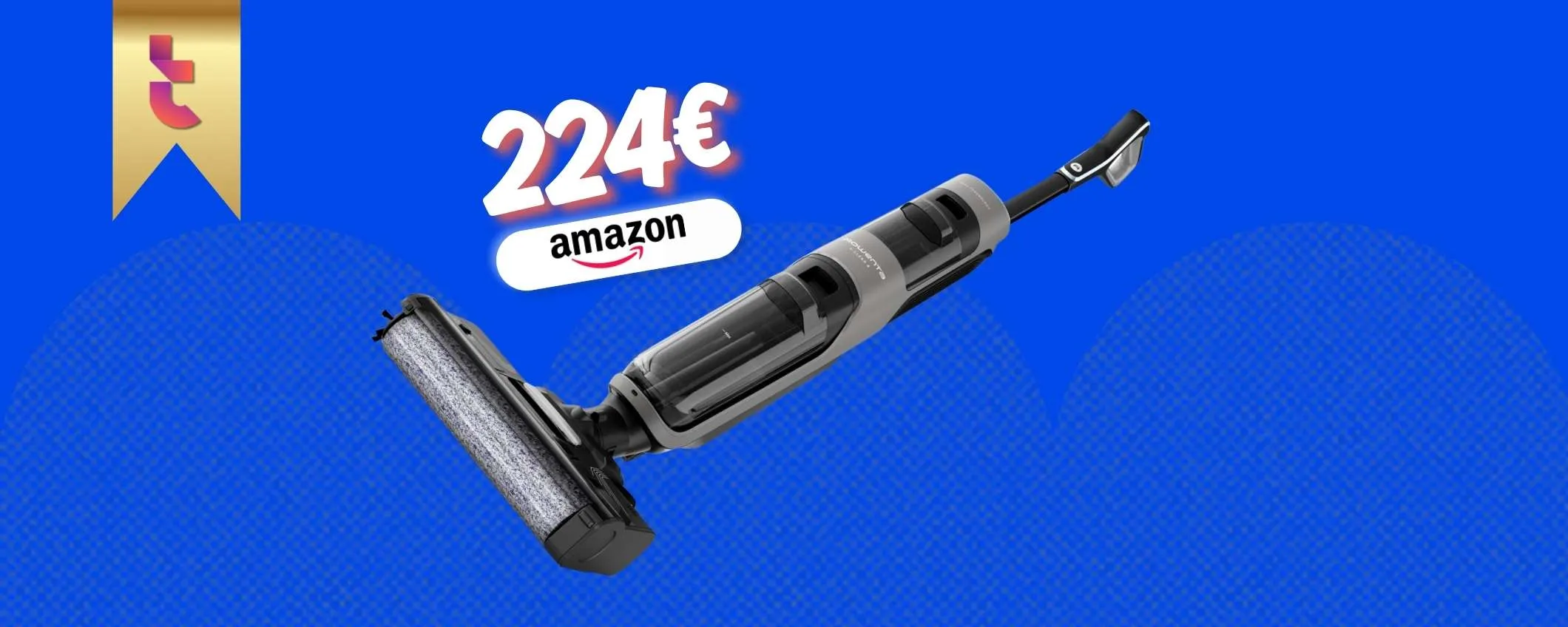 Rowenta X-Clean 4 azzera la fatica in casa: doppio sconto risparmio