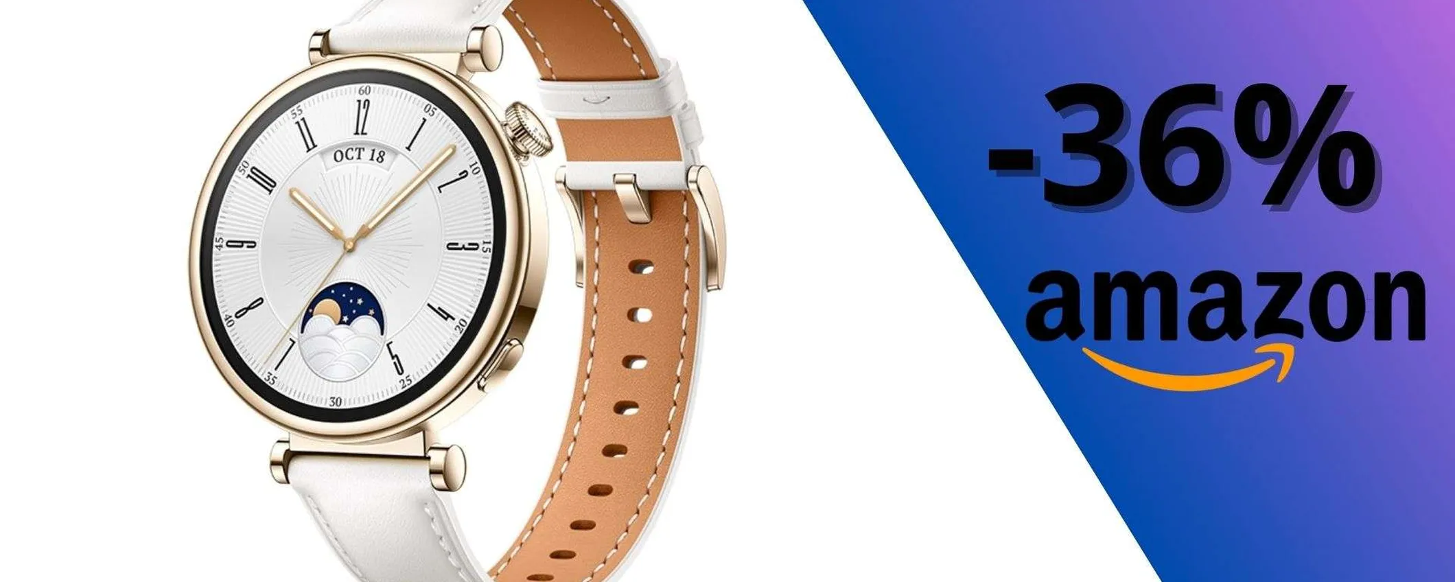 Huawei Watch GT 4: tanta tecnologia, look elegante e un imperdibile sconto del 36%
