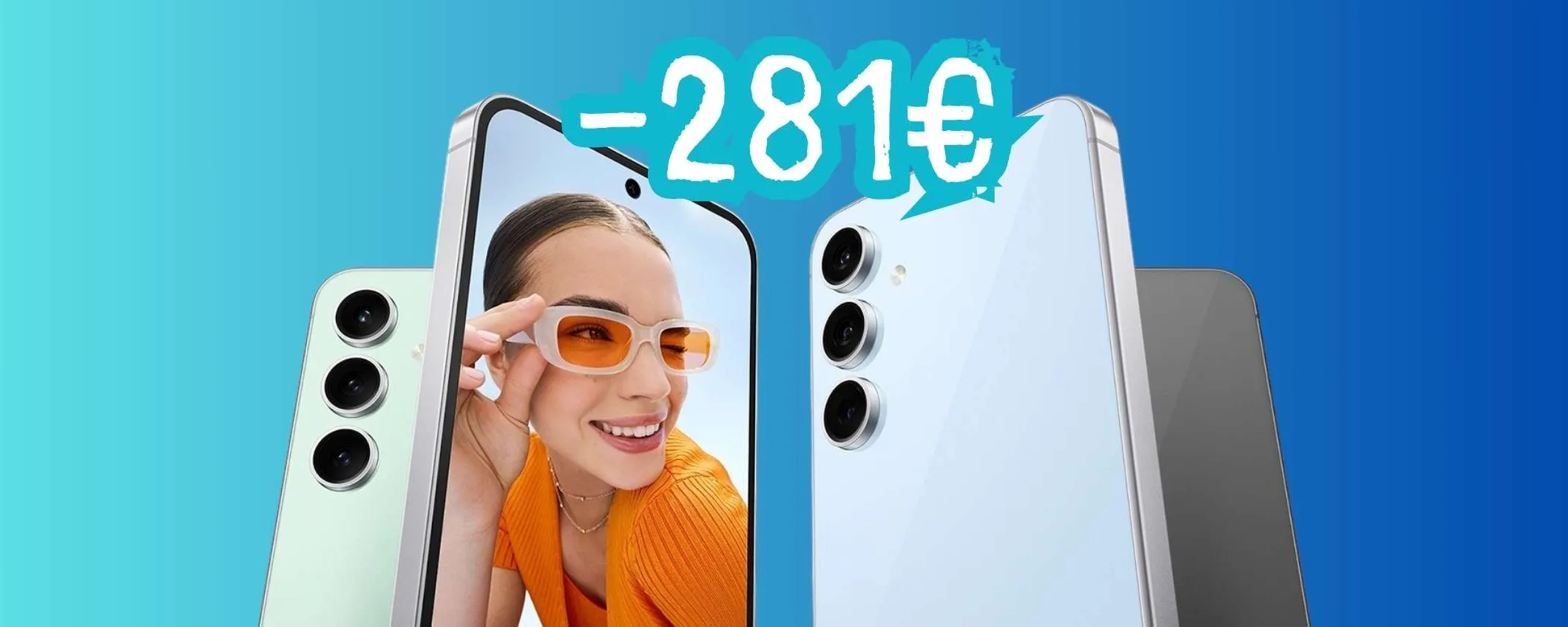 Samsung Galaxy S24 FE (8/128GB) a prezzo sgretolato e pagabile anche a rate