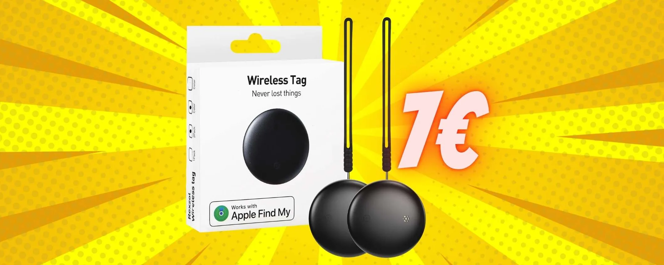 BOMBA Amazon: solo 7€ per 2 localizzatori GPS con batteria sostituibile