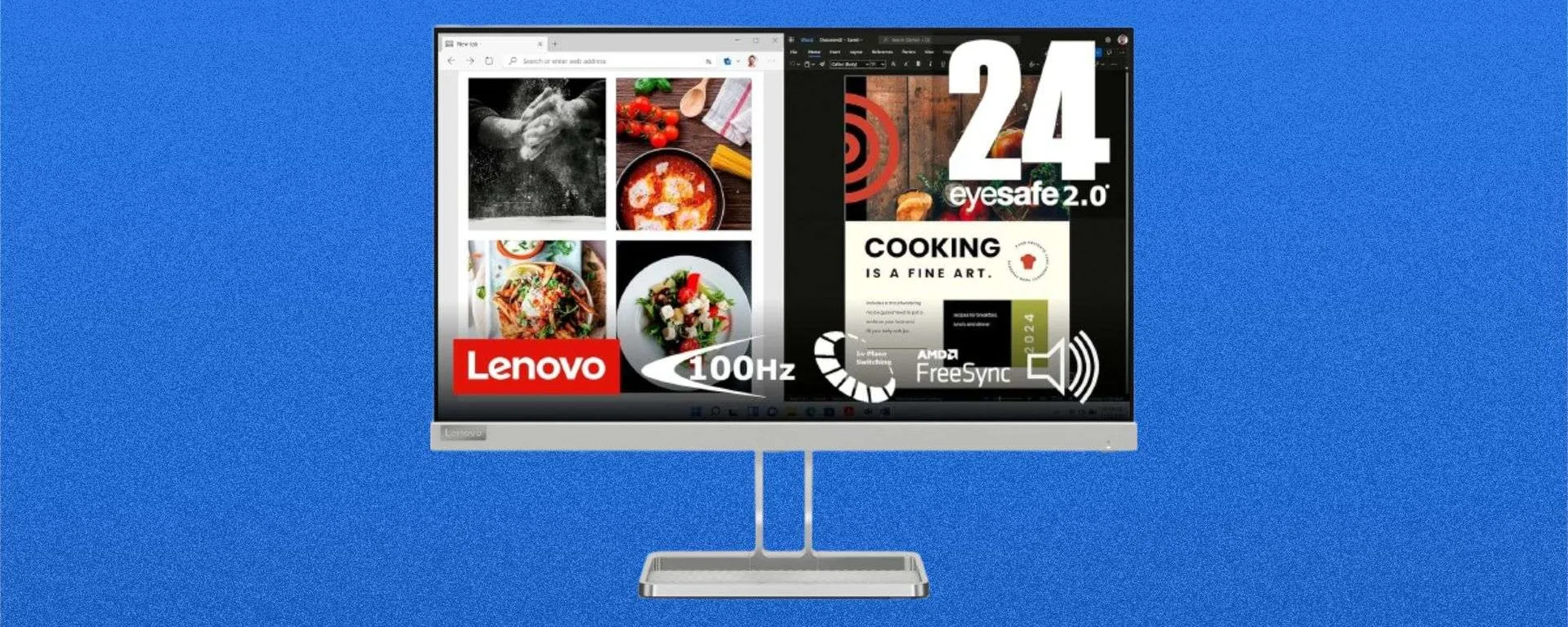 Monitor Lenovo da 24