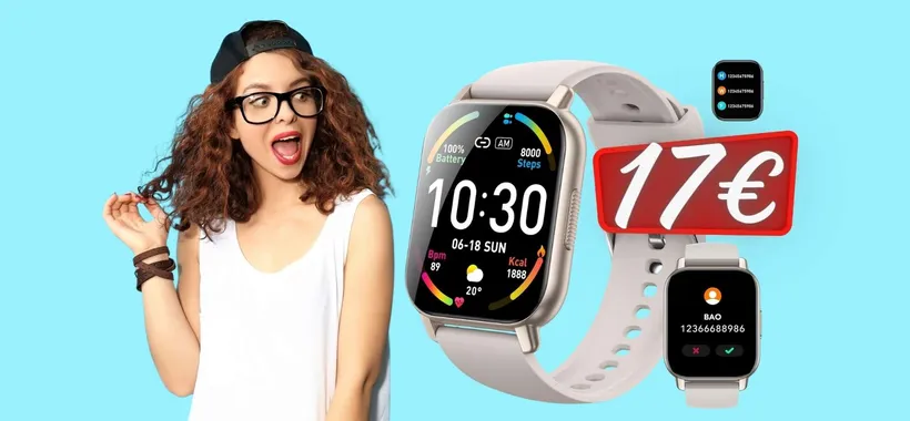 FOLLIA Amazon: smartwatch con 112 modalità sportive e microfono a 17€