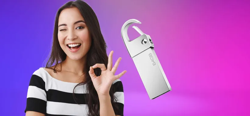 64 GB a mo' di portachiavi con questa chiavetta USB BOMBA (6€)