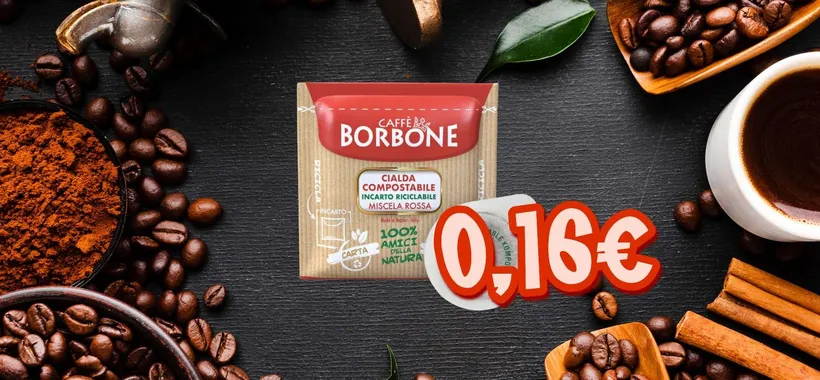 300 Cialde Caffè Borbone ESE da soli 46€ su eBay