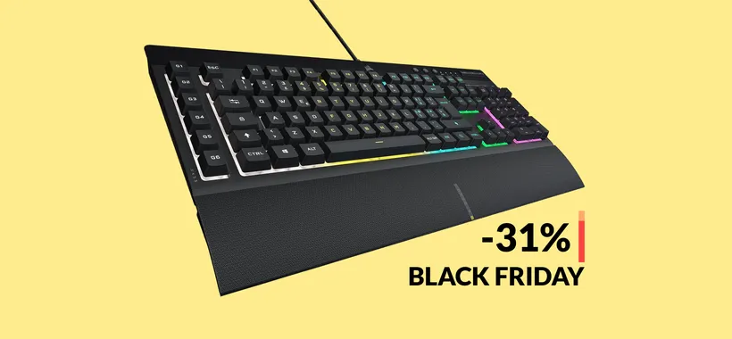 Tastiera Corsair da GAMING: oggi a soli 44€ grazie al Black Friday