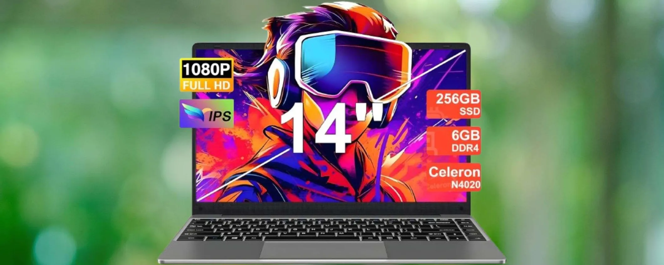 Sconto dell'85% e prezzo SHOCK: laptop 14