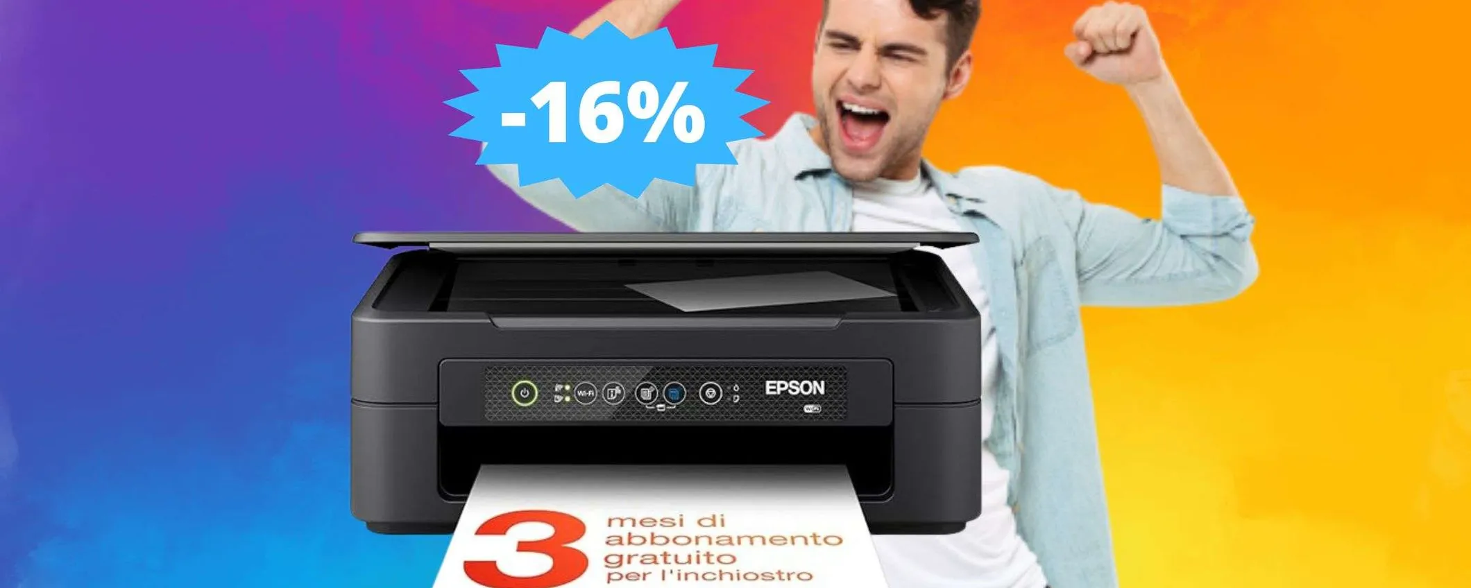 Stampante Epson Expression Home: SUPER sconto del 16%