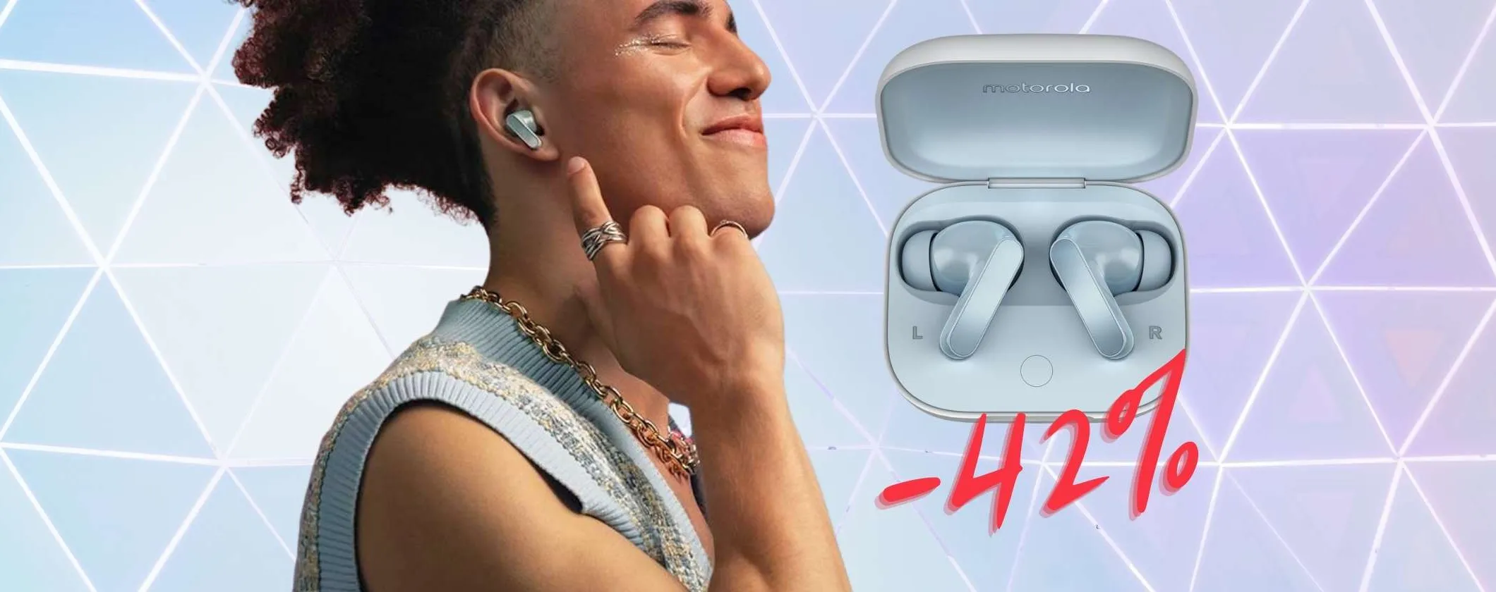 Motorola Moto Buds a un prezzo assurdo: auricolari wireless meravigliosi