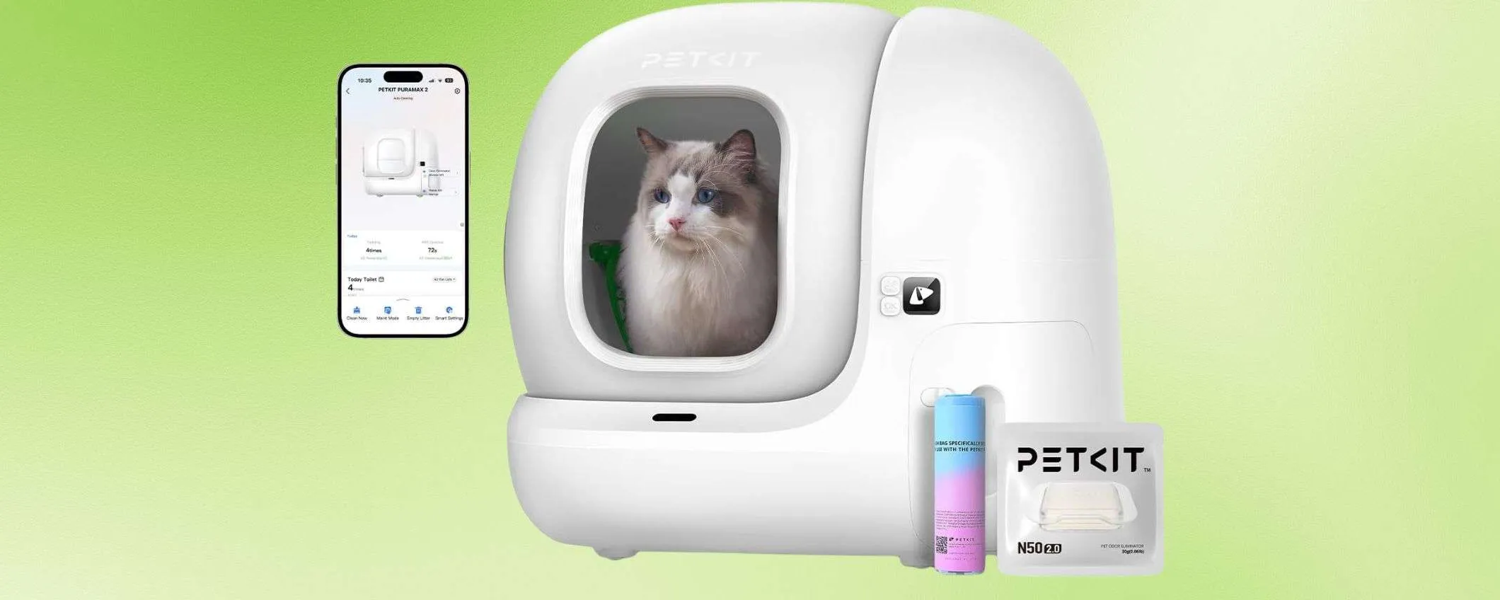 Lettiera per gatti automatica in MAXI OFFERTA: stop a paletta e cattivi odori