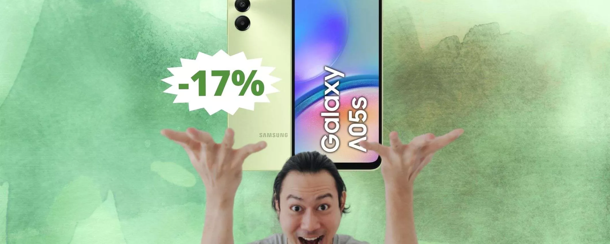 Samsung Galaxy A05s: essenziale, ma imbattibile (-17%)