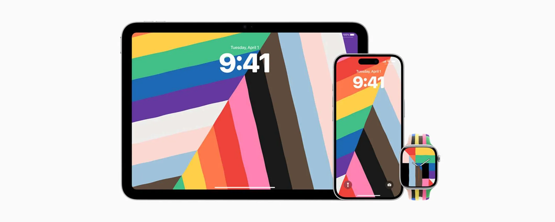 Apple celebra il mese del Pride con un cinturino unico, un quadrante e sfondi a tema