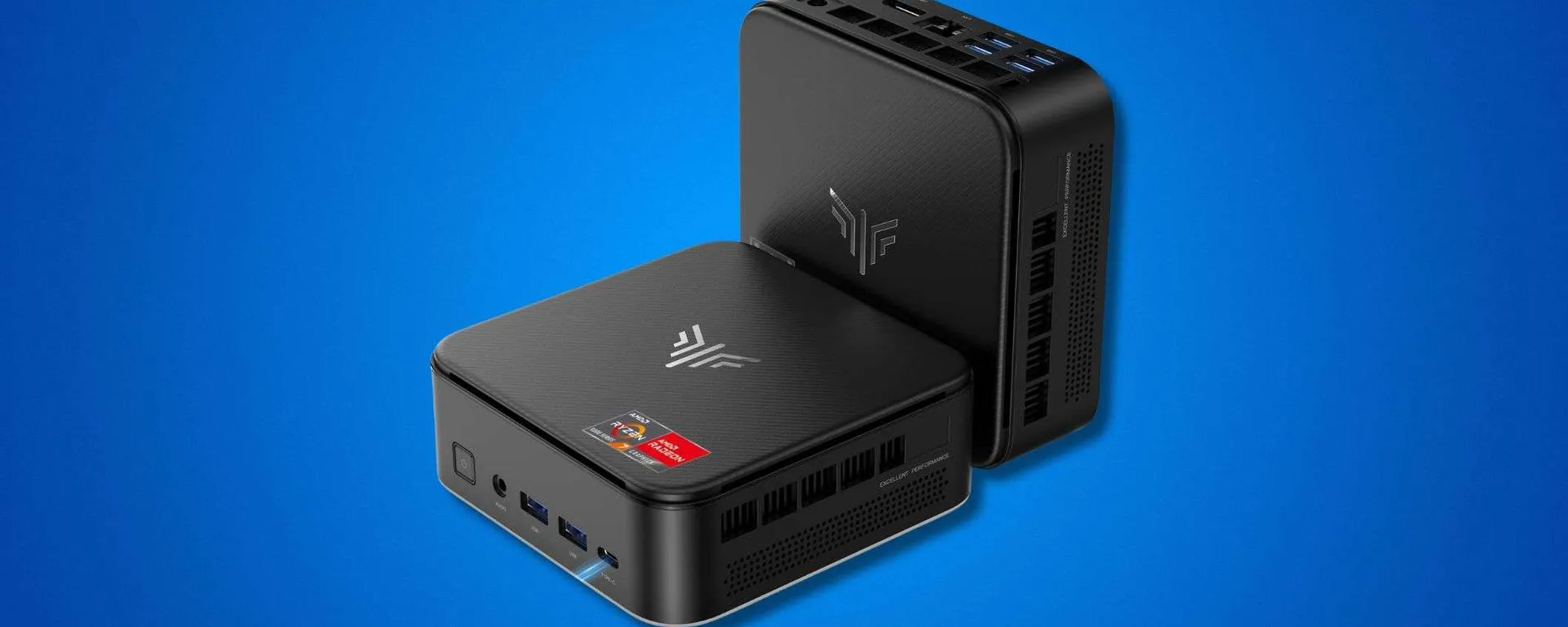 NiPoGi E3B Mini PC con Ryzen 7 e 32GB RAM ora in sconto su Amazon