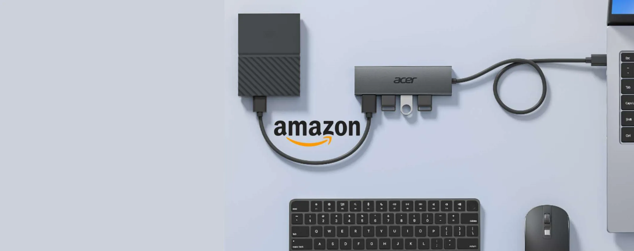 Prezzo stracciato per l’Hub Acer: solo 9€ per 5 porte USB ultraveloci