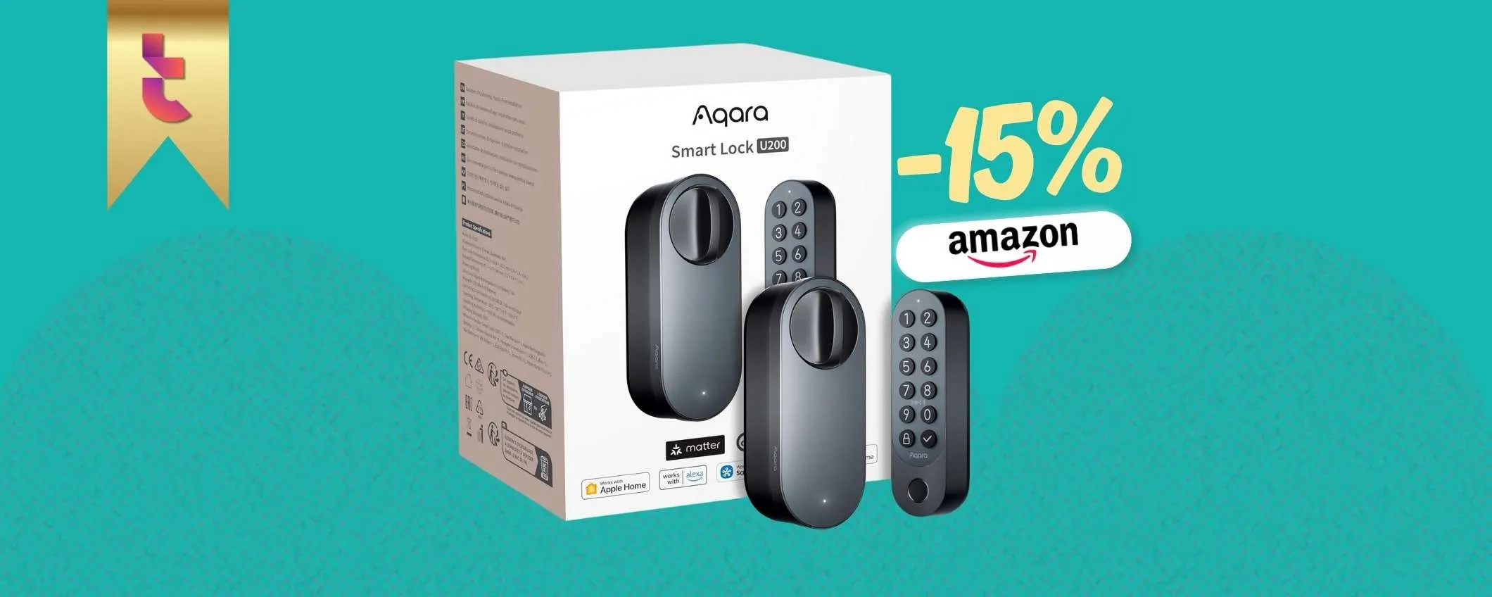 Smart Lock U200 per una serratura impenetrabile: kit facile da installare
