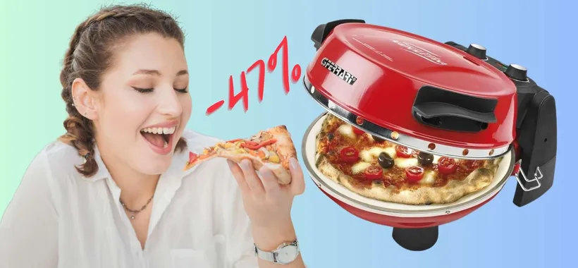 Con il fornetto G3 Ferrari G10032 fai la pizza buonissima in un attimo (-47%)