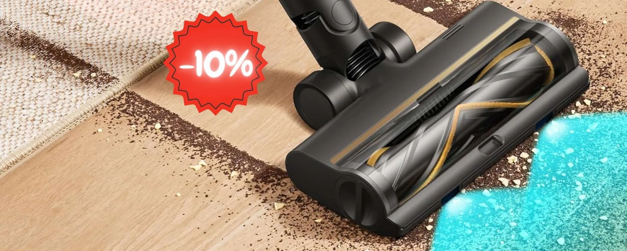 DREAME R20 SE-A con potenza 150 AW aspira la qualunque: sconto Amazon
