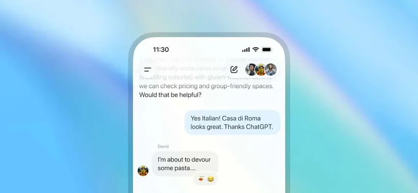 ChatGPT lancia le chat di gruppo fino a 20 partecipanti: ecco come funzionano